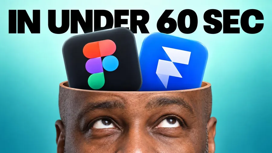 A thumbnail WThumb made: a person under floating app tiles, headline in under 60 sec